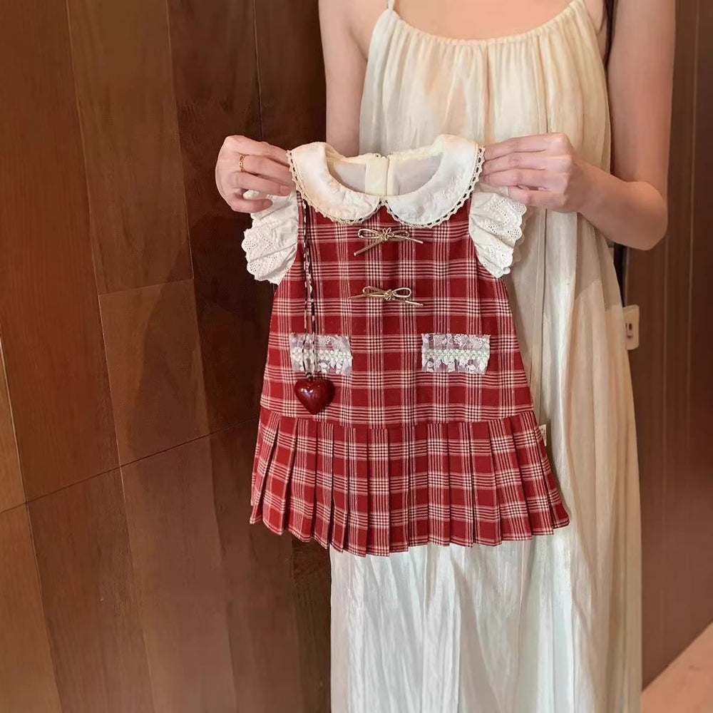 Girls' preppy summer dress, toddler tank dress,  new summer collection, stylish baby girl dress, trendy fashion