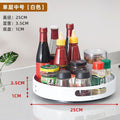 New kitchen storage rack - desktop rotating organizer, round spice rack, adjustable kitchen storage shelf