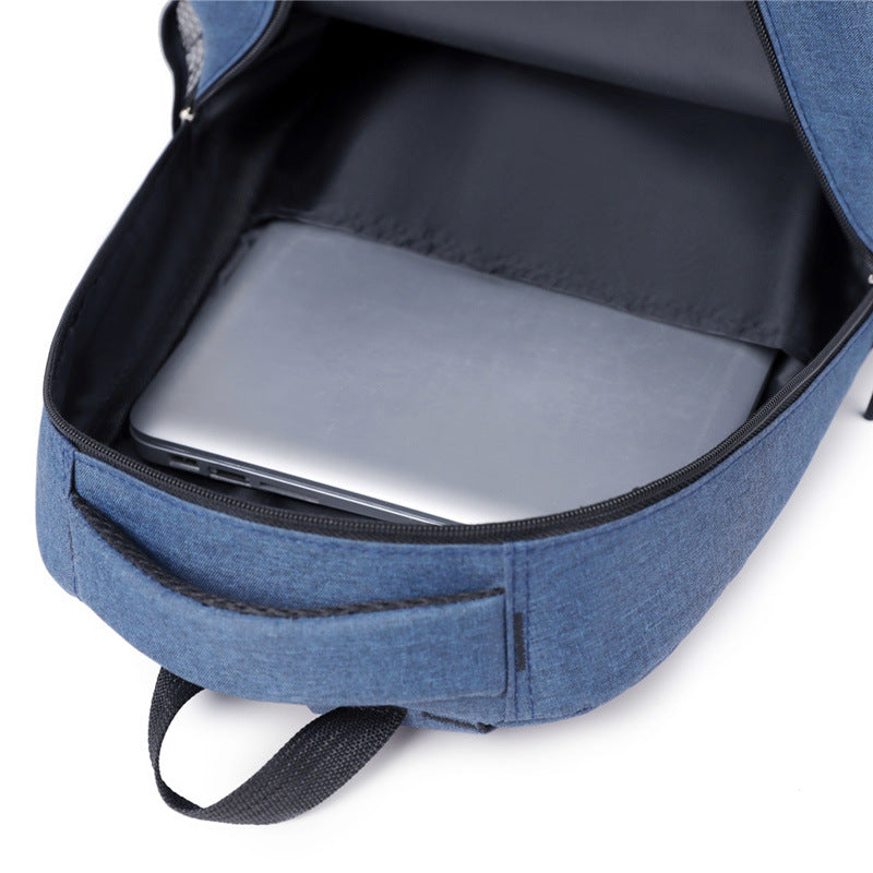 New reflective strip backpack can hold computer laptop bag men's commuter backpack large capacity schoolbag