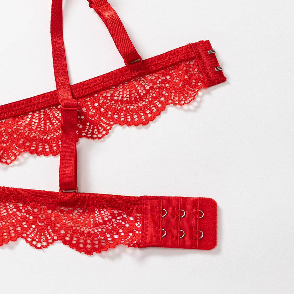 french sexy lace bra thin lace breathable comfortable wireless women's underwear wholesale