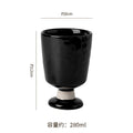 Stylishins high-looking mug household water cup goblet ceramic coffee cup couple christmas gift cup