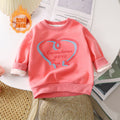 Children's hoodies:  autumn collection - thickened long-sleeve t-shirts for boys and girls, infant and toddler pullover tops