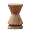 Wabi-sabi style side table, garden outdoor courtyard imitation solid wood pier, b&b art living room imitation log stool
