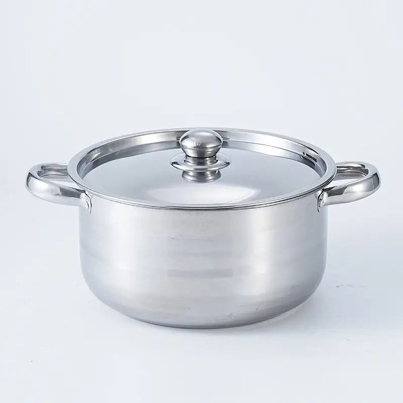 Customized 12-piece stainless steel cookware set - includes stockpots, frying pans, and stainless steel lids - wholesale cookware combo for home use