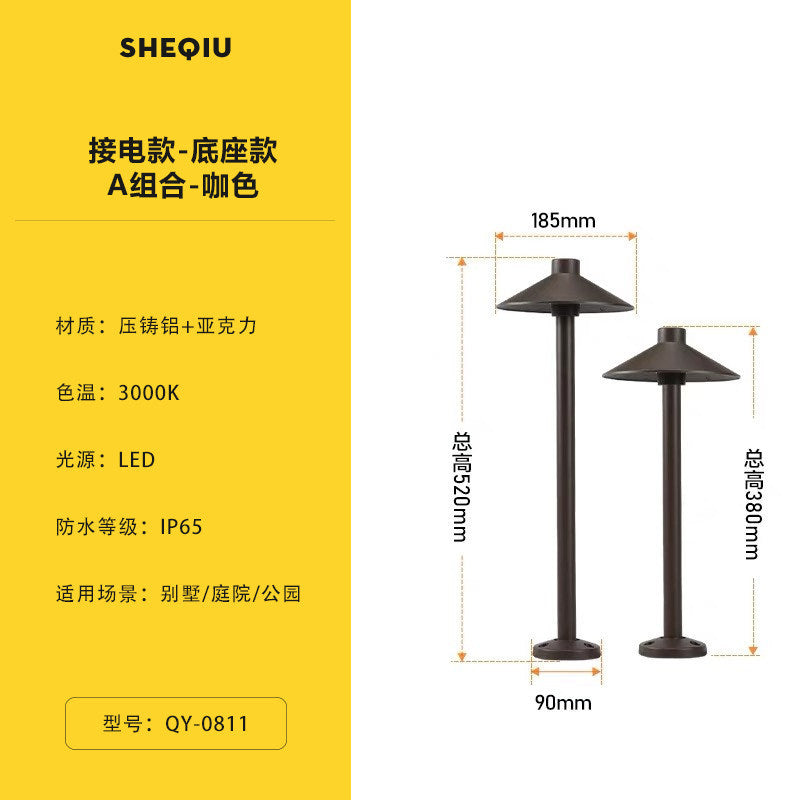 Outdoor solar ground lights - waterproof patio lights for villas, lawns, gardens, and home stays - decorative yard lighting