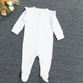 Next baby romper - all-season long sleeve bodysuit - newborn crawling suit - baby girl pajamas - floral print air conditioning suit - crawling suit