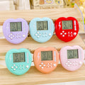 Mini arcade game keychain - tetris handheld retro puzzle toy