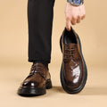 Genuine leather men's new leather shoes - business casual soft sole, soft upper, bestselling formal, work, everyday, and wedding shoes for men