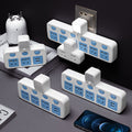 Multi-function wireless socket converter plug - one-to-multiple outlet panel with usb ports, night light, and power strip for home use