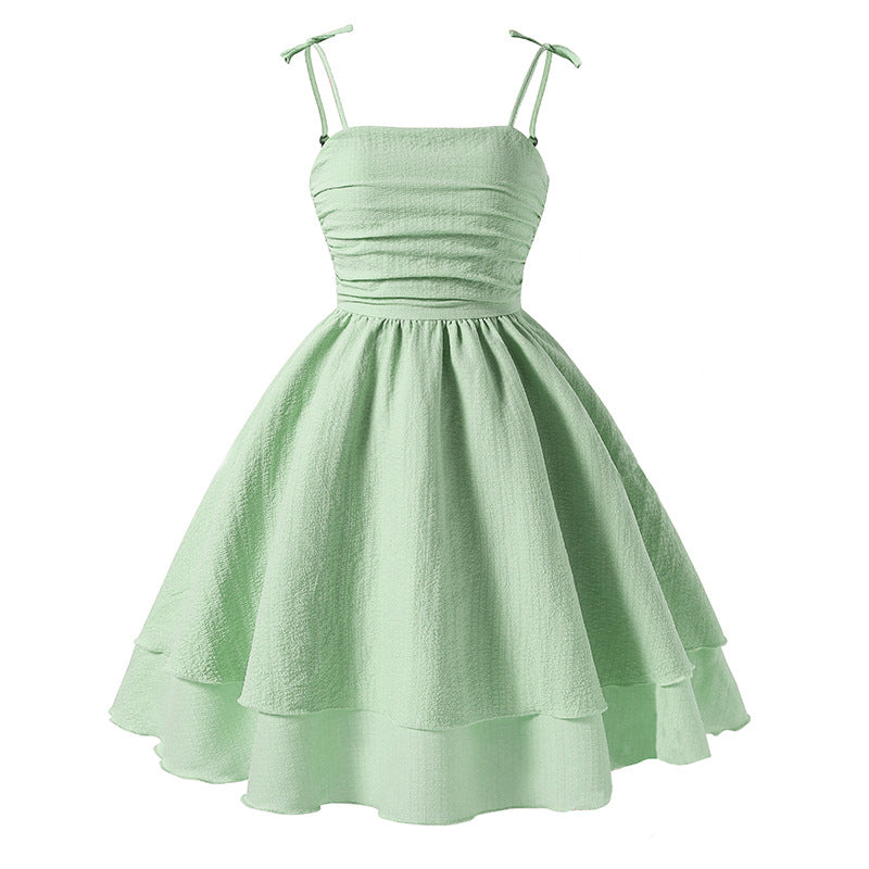 Girls' dress - cross-border children's wear -  european & american spring/summer  hot seller - spaghetti strap princess party dress
