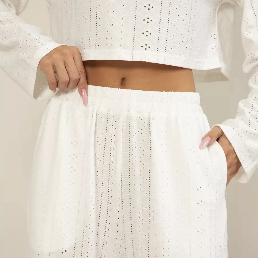 Cross-border 2024 spring and summer European and American women's suits are fashionable, simple, slim, loose pullover, long sleeves and trousers, home furnishing