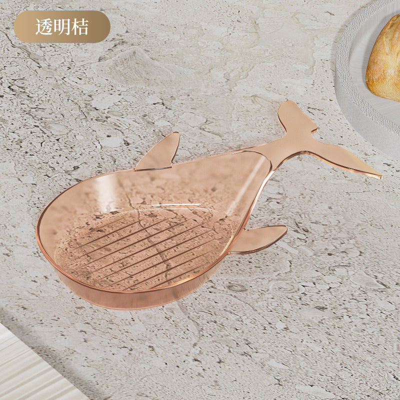 Multifunctional household bone spitting dish, food grade environmental-friendly material, thickened and resistant to falling, dining table fruit plate, flavor dish, bone residue storage