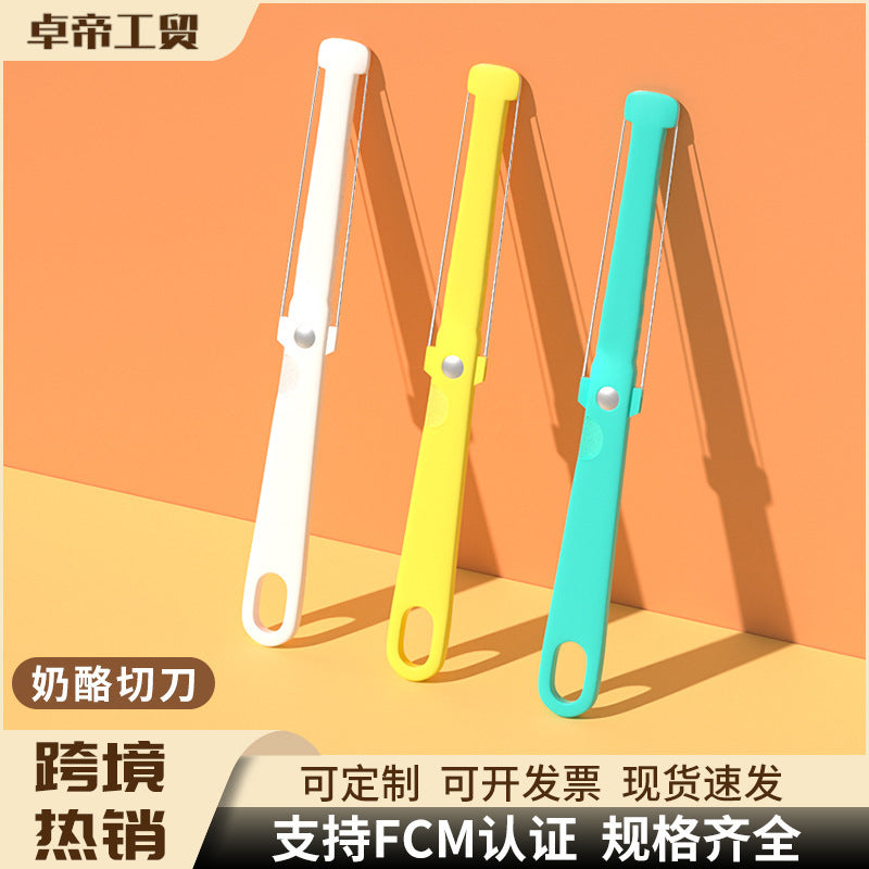 multifunctional cheese cutter, foie gras cutter, cheese divider, cheese line cutter, butter pizza cutter