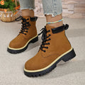 Plus size women's martin boots for export - new autumn/winter  collection: stylish lace-up hiking boots & snow boots