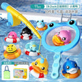 Infant & toddler bath toys - duck, penguin, frog & more! - water play, shower fun, swimming & magnetic fishing