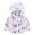 Summer kids' sun protection clothing, boys' and girls' outdoor outerwear, baby beach sunscreen hoodie, air conditioning shirt - dropshipping available