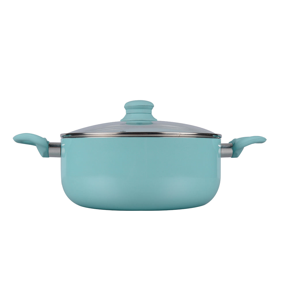 Personalized oem for homesuit pot fresh thickened bottom soup pot milk pot frying pan combination gift pot non-stick pot