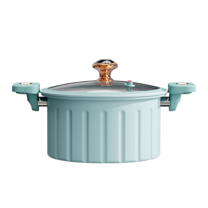 Enamel roman pot 10 liters large capacity double ear micro-pressure cooking pot for home multifunctional stew pot gift wholesale