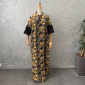 African women's lace robe - cross-border supply, elegant commute style, embroidered cake sleeves, loose fit maxi dress