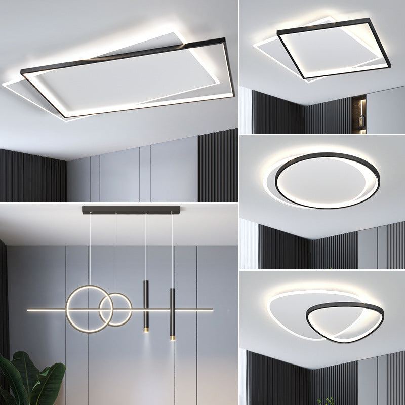 Living Room Light Main Light Minimalist Modern Simple Ceiling Light Atmospheric Zhongshan Lighting Whole House Package Combination 2025 New