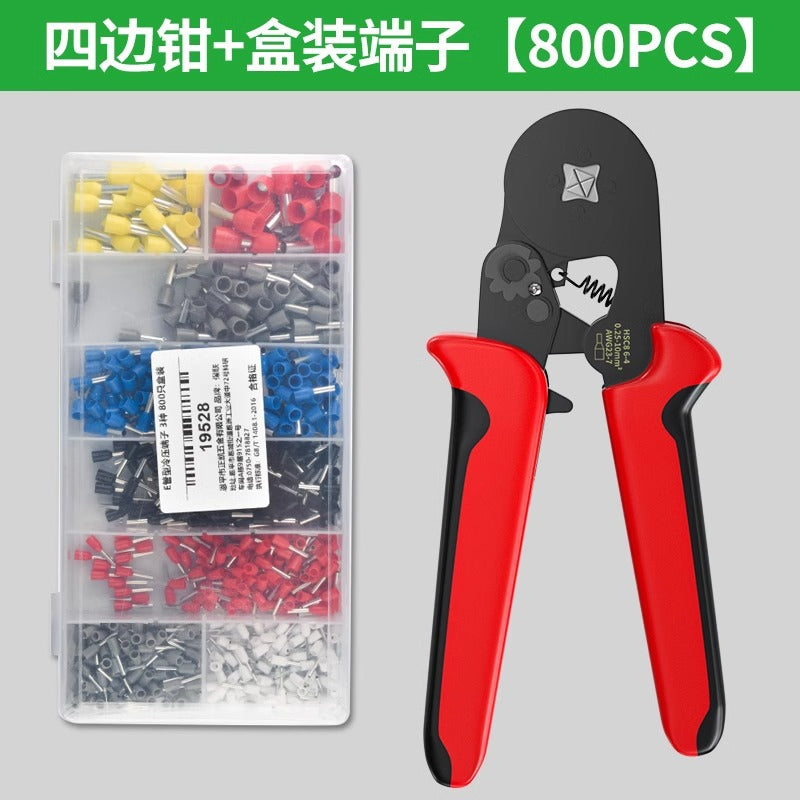 Warranty connection terminal Crimping pliers Tubular wire head Connection nose clamping crimping pliers Tools electrician professional pliers