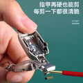 Mini folding nail clippers stainless steel portable manicure tool nail clipper set creative keychain accessories