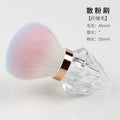 Travel portable diamond manicure dust brush mini mushroom head large cross-border beauty loose powder brush makeup brush portable