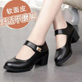 Soft leather soft bottom ladieswear shoes flatsabrasion resistantwaterproofbows work shoes wechat group purchase live broadcast one piece dropshipping