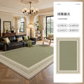 Carpet living room green french retro style sofa cushion medieval style waterproof washable and wipeable accessible luxury high-end carpet