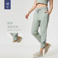 Spring/summer lightweight breathable ice-feel casual sports pants for women - two-way wear, slimming, running & fitness straight-leg pants dss070