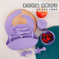 bestselling silicone baby feeding set: infant supplies, baby food bowl, fork, spoon, bib, and utensil set