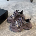 Mesh dad shoes women's thick soleplatform shoes 2025 spring new arrivaleasiest for matchbest sellingpetitesheight increasingcasual women's shoes