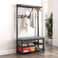 Simple shoe changing stool shoe changing stool coat rack all-in-one entrance storage rack all-in-one shoe changing stool shoe rack all-in-one entrance