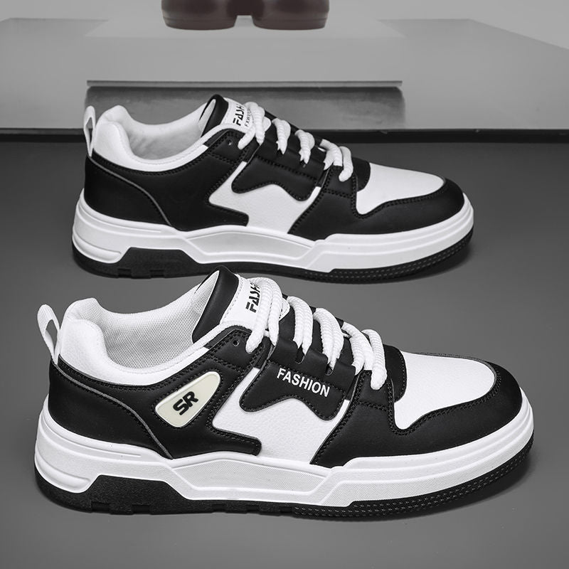 2025 new spring men's ins-style sneakers: waterproof athletic shoes, casual low-top flats, versatile and breathable