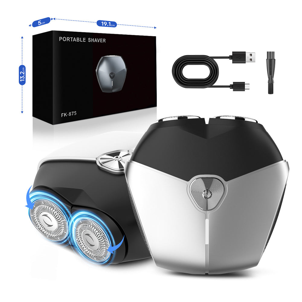 Wholesale men's mini electric shaver - compact, portable, magnetic blade, quick charge, washable razor