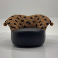 Clown beanbag single french cream style living room balcony design casual fabric casual sofa chair for home