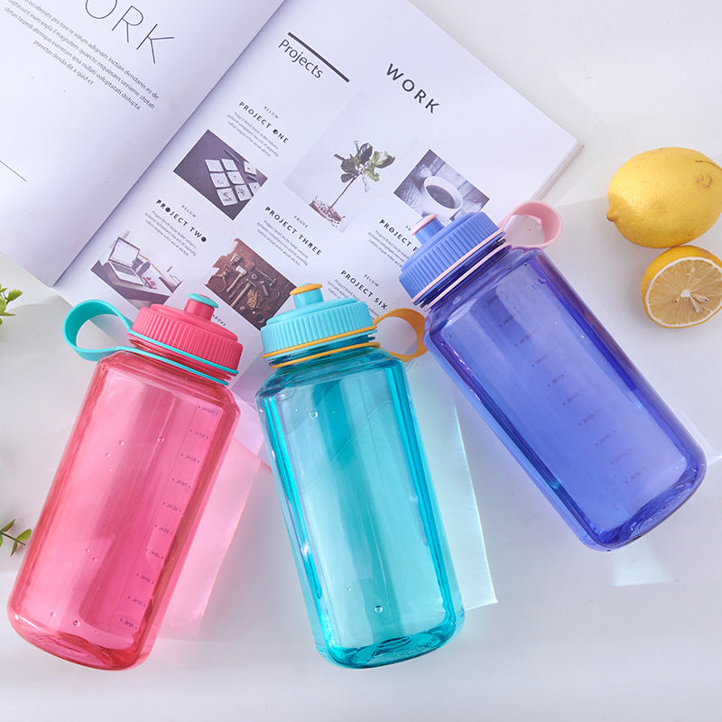 Factory customized portable sports water bottle large capacity plastic space cup outdoor portable plastic water cup pp cup