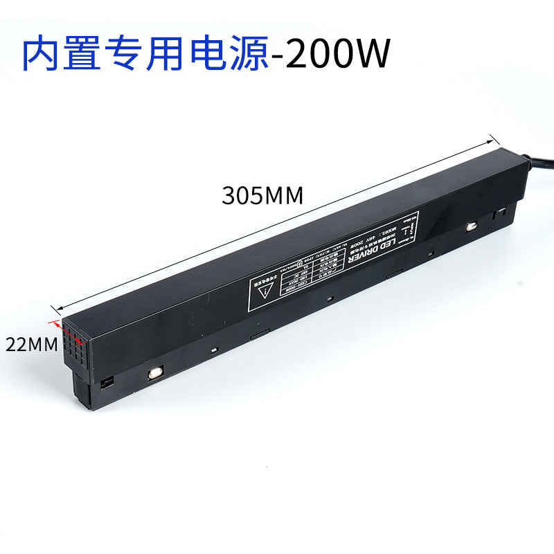 Magnetic track light Recessed surface mount suction light spotlight package No main light Living room lighting Bedroom linear floodlight