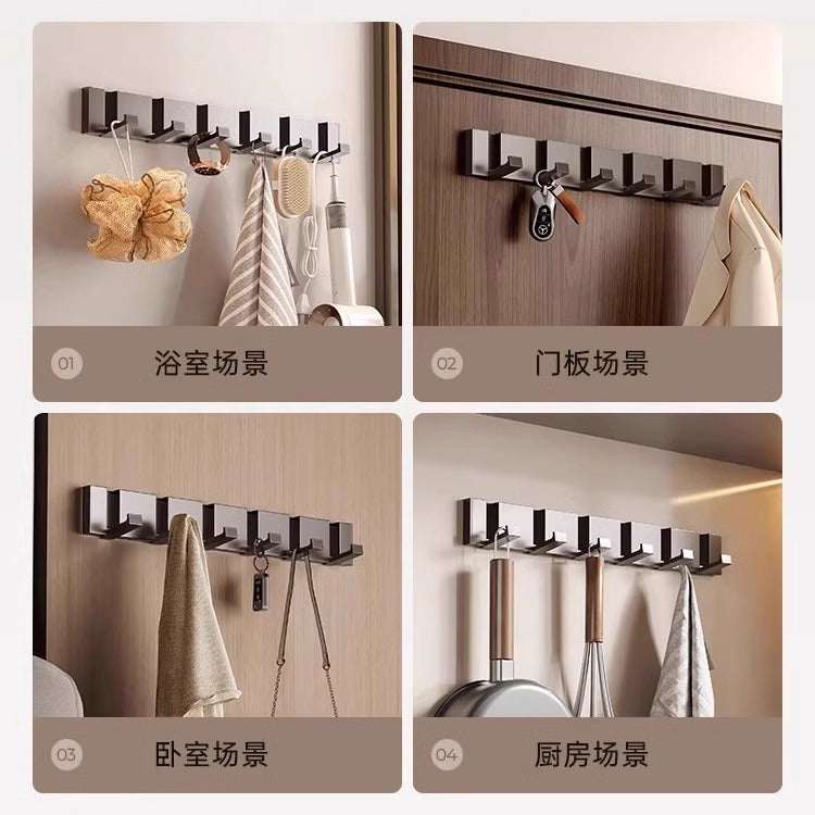 Invisible hook entryway no-drill over-the-door clothes hanger wall-mounted entryway coat hook - premium quality