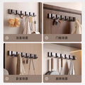 Invisible hook entryway no-drill over-the-door clothes hanger wall-mounted entryway coat hook - premium quality