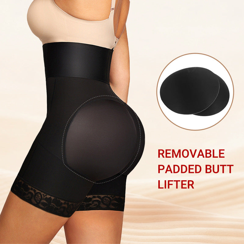 plus size shaping pants, high waist, belly tightening, waist tightening, hip lifting, belly tightening security pants