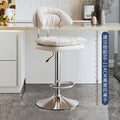 Bar stool, bar chair, front desk cashier swivel chair, adjustable height high stool, home beauty salon barber backrest swivel chair