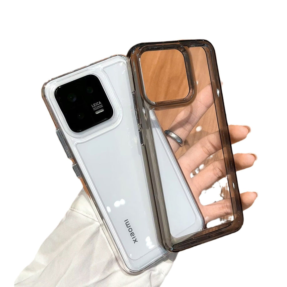 Space case for xiaomi 17 pro - high-transparency acrylic, 14 hard case, full coverage, large hole, drop-proof protective cover