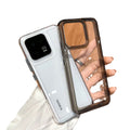 Space case for xiaomi 17 pro - high-transparency acrylic, 14 hard case, full coverage, large hole, drop-proof protective cover