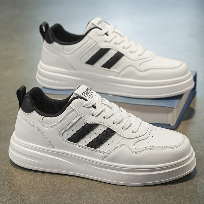 Men's shoes 2025 new winter breathable versatile casual skate shoes trendy athletic shoes high-end white sneakers student shoes
