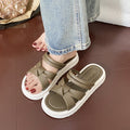 hot-selling 2026 new women's slippers, summer outdoor wear, thick-soled, non-slip, fashionable and versatile sandals, women's export