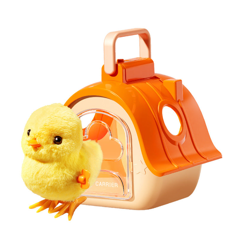 Wind-up toy jumping chicken can walk kidspopularstuffed jumping duck girl boy baby animal wholesale