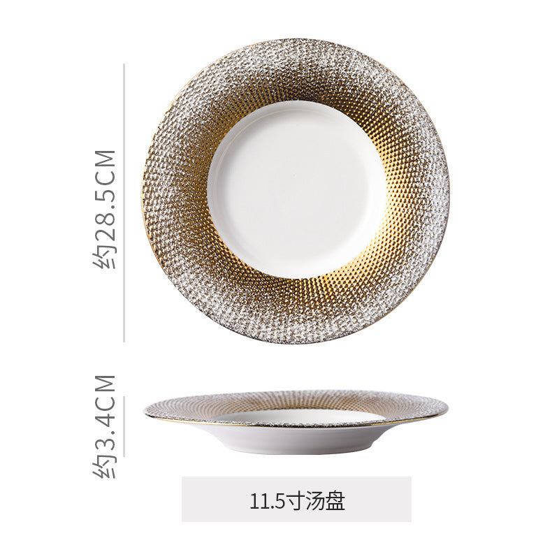 Instagram-worthy luxury ceramic dinnerware: perfect for restaurants, hotels, and home. elevate your presentation with these high-end dessert plates, unique steak dishes, and fruit salad bowls