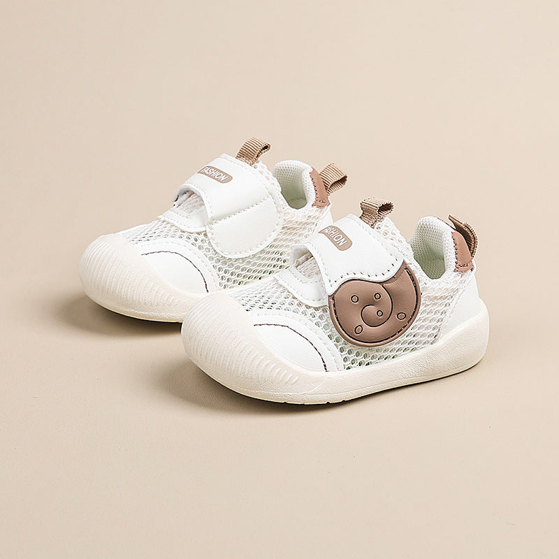 Baby spring/summer soft-soled prewalker shoes - functional infant & toddler shoes - soft-soled, breathable mesh shoes for boys & girls