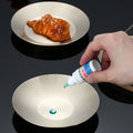 304 stainless steel korean style seasoning dish round side dish kimchi plate hot pot sauce dish soy sauce dipping dish tableware